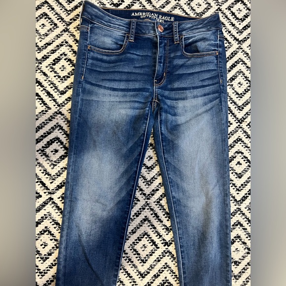 American eagle blue jeggings - Picture 2 of 6